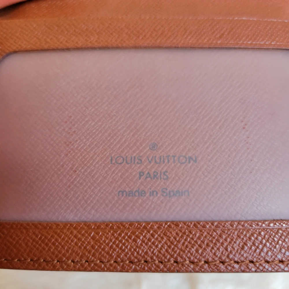 Louis Vuitton ID Card Bifold Wallet Monogram